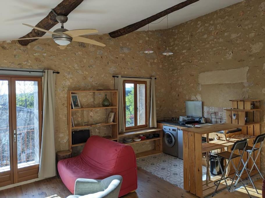 Appartement 1 Chambre, 55M2 - Maison De Village De Charme 17Eme Siecle - Garrigue Heraultaise Argelliers エクステリア 写真