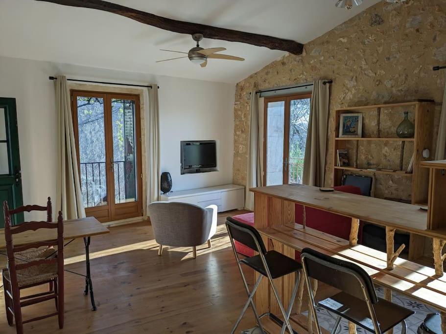 Appartement 1 Chambre, 55M2 - Maison De Village De Charme 17Eme Siecle - Garrigue Heraultaise Argelliers エクステリア 写真